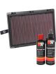 K&N Air Filter 33-5075 + Recharge Kit