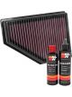 K&N Air Filter 33-5078 + Recharge Kit