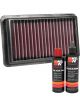 K&N Air Filter 33-5080 + Recharge Kit