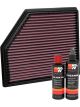 K&N Air Filter 33-5102 + Recharge Kit