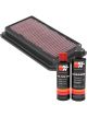 K&N Air Filter 33-5105 + Recharge Kit