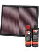 K&N Air Filter 33-5116 + Recharge Kit