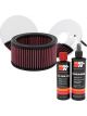 K&N Air Filter 56-1410 + Recharge Kit