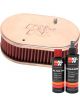 K&N Air Filter 56-9105 + Recharge Kit