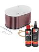 K&N Air Filter 56-9107 + Recharge Kit