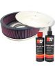 K&N Air Filter 59-3414 + Recharge Kit