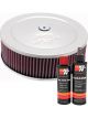 K&N Air Filter 60-1080 + Recharge Kit