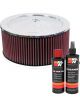 K&N Air Filter 60-1250 + Recharge Kit