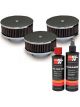 K&N Air Filter 60-1333 + Recharge Kit