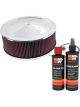 K&N Air Filter 60-1420 + Recharge Kit