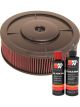 K&N Air Filter 61-4000 + Recharge Kit