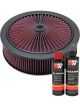 K&N Air Filter 66-3020 + Recharge Kit