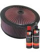 K&N Air Filter 66-3030 + Recharge Kit