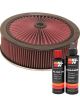 K&N Air Filter 66-3080 + Recharge Kit