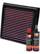 K&N Air Filter BA-1801 + Recharge Kit