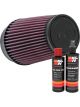 K&N Air Filter BD-6500 + Recharge Kit