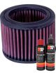 K&N Air Filter BM-0400 + Recharge Kit