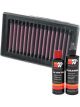 K&N Air Filter BM-8006 + Recharge Kit