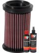 K&N Air Filter DU-6908 + Recharge Kit