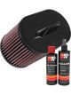 K&N Air Filter E-0651 + Recharge Kit