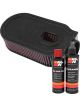 K&N Air Filter E-0654 + Recharge Kit