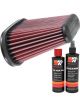 K&N Air Filter E-0665 + Recharge Kit