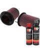 K&N Air Filter E-0668 + Recharge Kit
