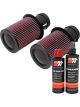 K&N Air Filter E-0669 + Recharge Kit