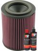 K&N Air Filter E-1023 + Recharge Kit