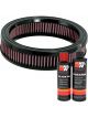 K&N Air Filter E-1080 + Recharge Kit