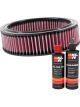 K&N Air Filter E-1100 + Recharge Kit