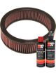 K&N Air Filter E-1230 + Recharge Kit