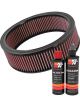 K&N Air Filter E-1500 + Recharge Kit