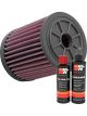 K&N Air Filter E-1983 + Recharge Kit