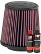 K&N Air Filter E-1987 + Recharge Kit
