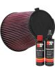 K&N Air Filter E-1993 + Recharge Kit