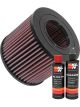K&N Air Filter E-2023 + Recharge Kit