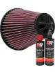 K&N Air Filter E-2435 + Recharge Kit