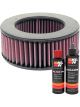 K&N Air Filter E-2488 + Recharge Kit