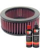 K&N Air Filter E-2500 + Recharge Kit