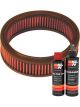K&N Air Filter E-2601 + Recharge Kit