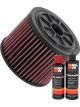 K&N Air Filter E-2987 + Recharge Kit