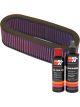 K&N Air Filter E-2990 + Recharge Kit