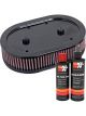 K&N Air Filter E-3040 + Recharge Kit