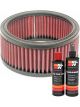 K&N Air Filter E-3300 + Recharge Kit