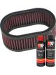 K&N Air Filter E-3325 + Recharge Kit