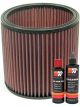 K&N Air Filter E-3346 + Recharge Kit