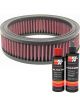 K&N Air Filter E-3402 + Recharge Kit