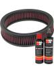 K&N Air Filter E-3510 + Recharge Kit