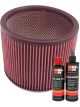 K&N Air Filter E-3657 + Recharge Kit